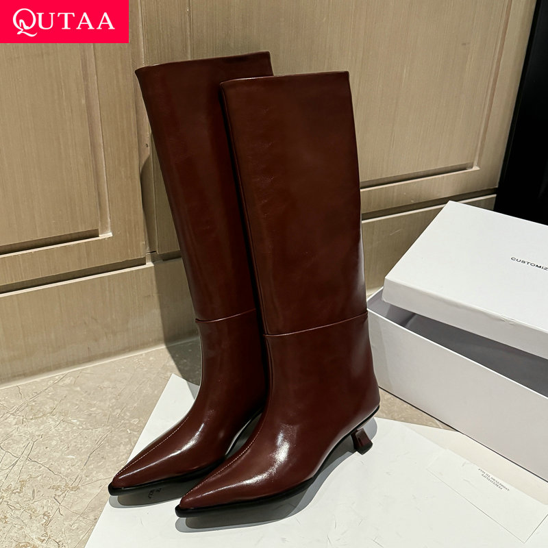 Knee High Boots Women - QUTAA Fashion News Damskie kozaki do