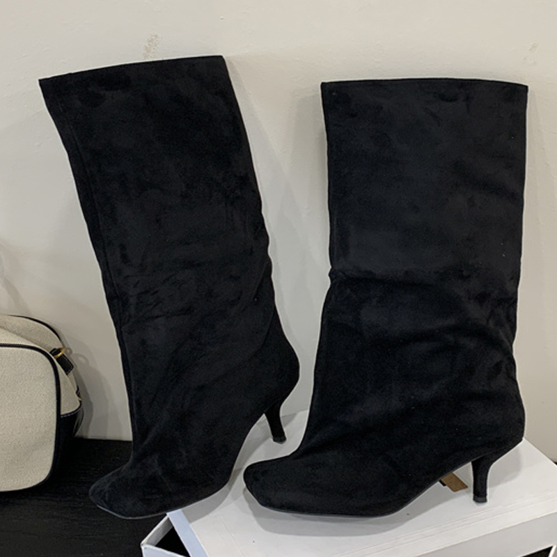 Knee High Boots Women - Zimowe buty damskie do kolan w