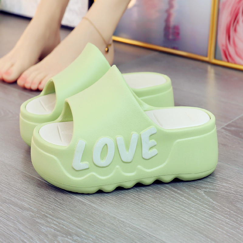Mule Slip On - Wysokie obcasy 6cm Platforma Kapcie Letnie