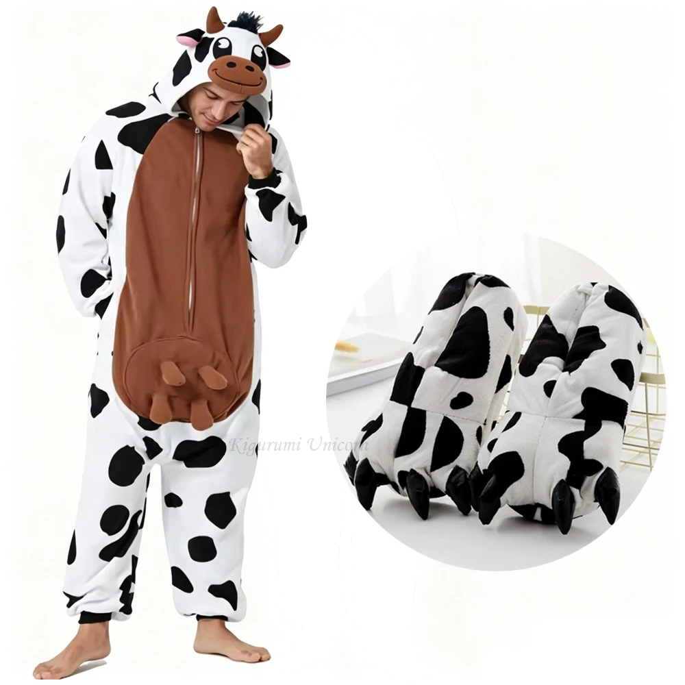Women Shoes Xxl - Kostium kigurumi w kształcie krowy, piżama