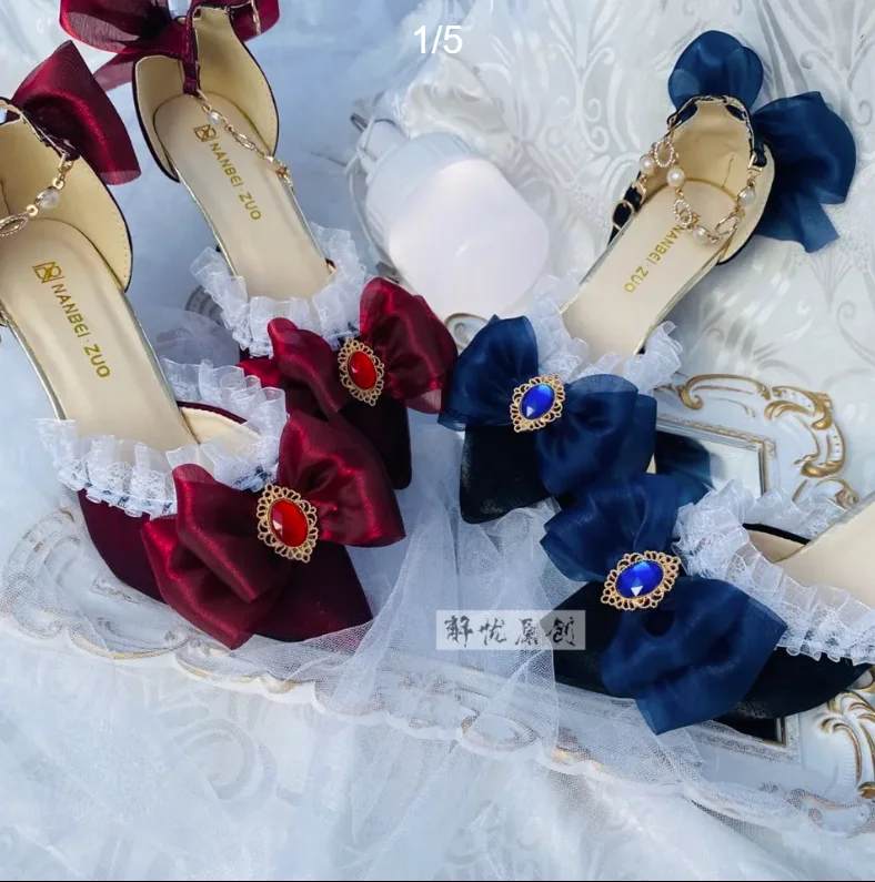 Court Heel Pointed - Lolita wysokie obcasy buty eleganckie sądowe