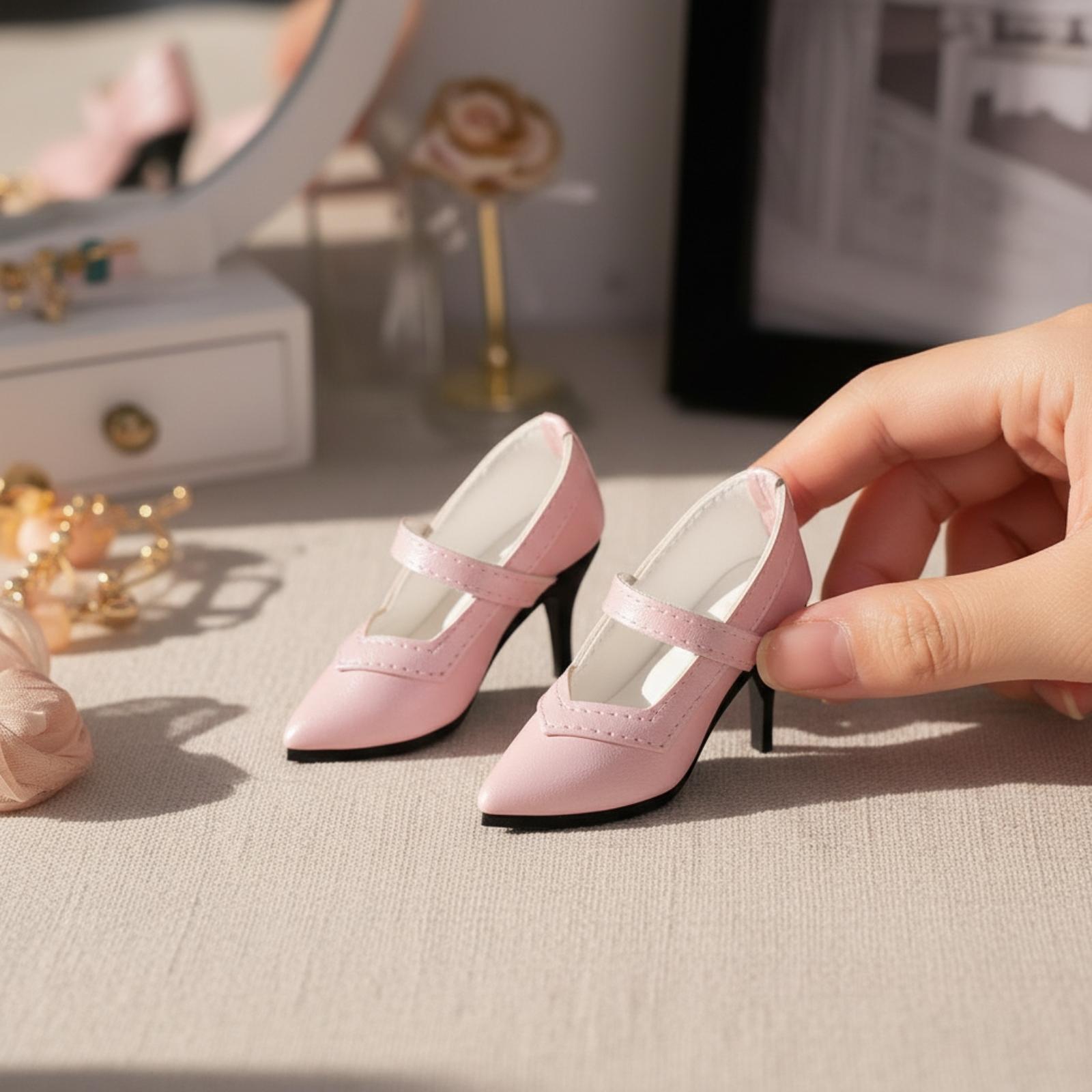 Court Heel Pointed - Miniaturowe buty na obcasie dla lalek,