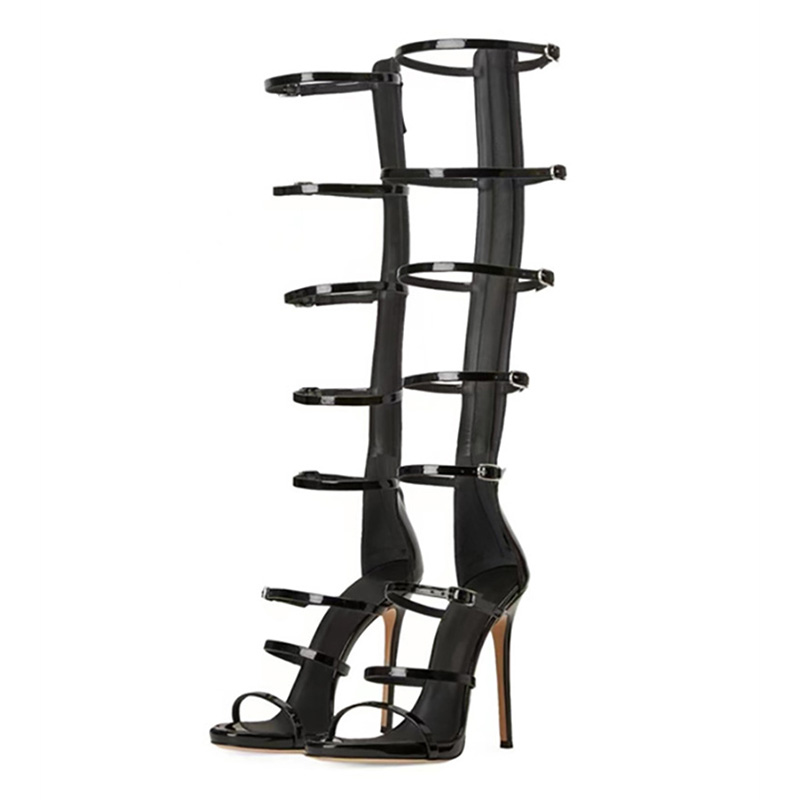 Knee High Boots Women - Letnie damskie botki, nowe, seksowne sandały