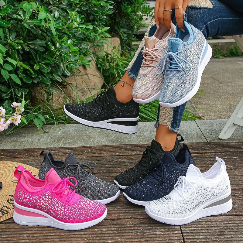 Women Shoes Tennis - Damskie sneakersy 2026 z siateczki, oddychające,