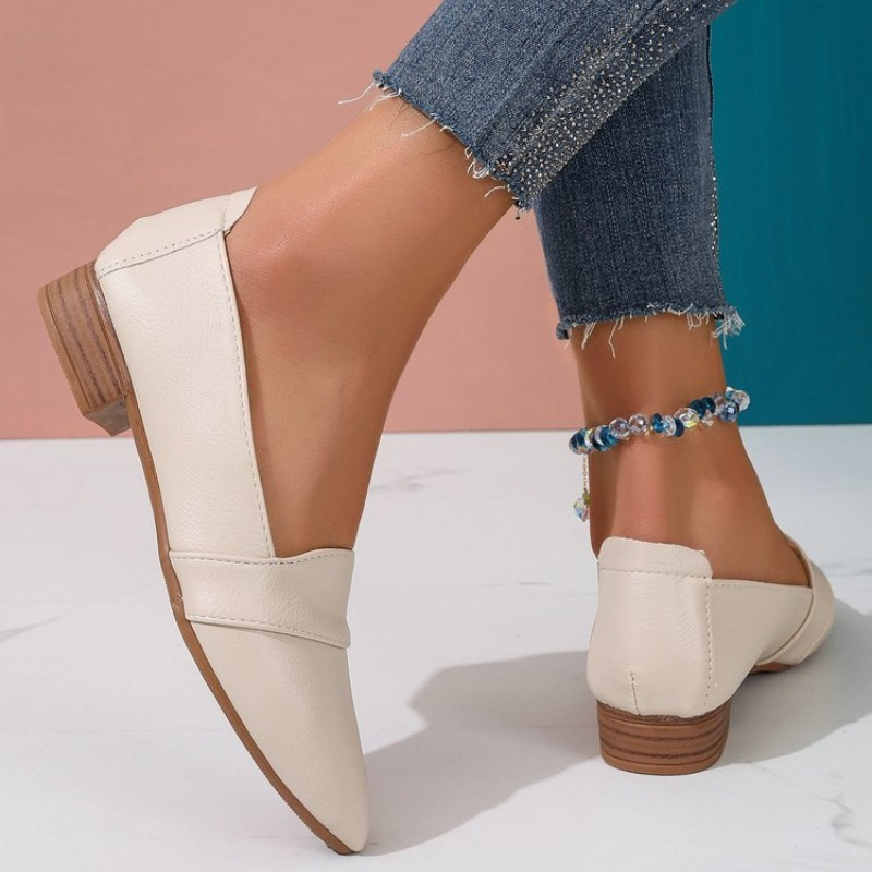 Wsuwane buty damskie, płaskie, – Women'S Shoes Clogs recenzja i cena