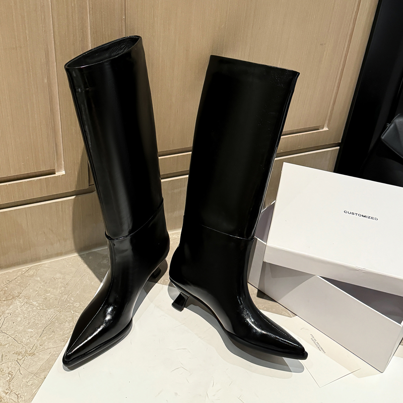 QUTAA Fashion News Damskie koz – Knee High Boots Women recenzja i cena