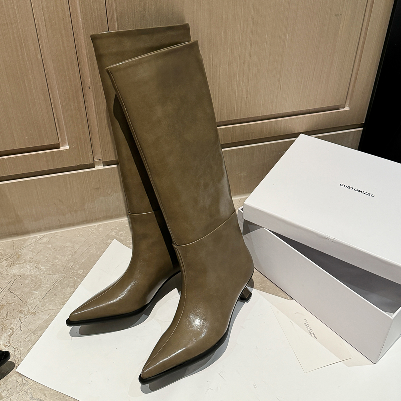 QUTAA Fashion News Damskie koz – Knee High Boots Women recenzja i cena