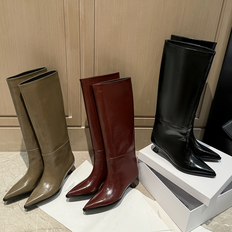 QUTAA Fashion News Damskie koz – Knee High Boots Women recenzja i cena