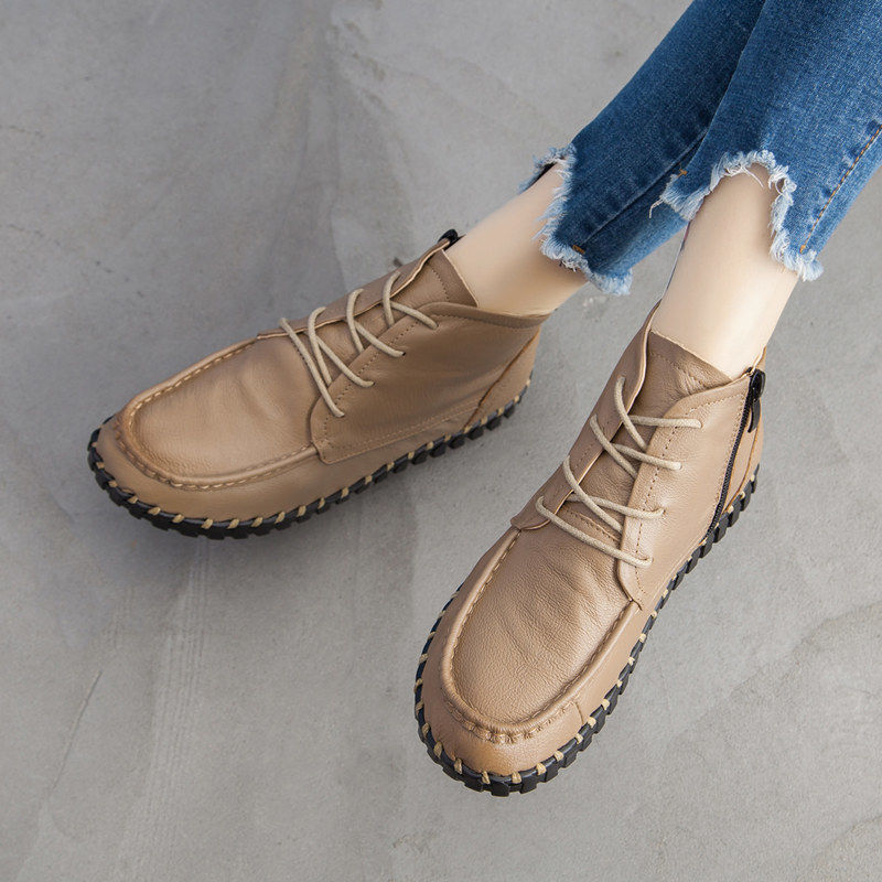 Prawdziwe skórzane buty damski – Oxford Lace Up Women recenzja i cena