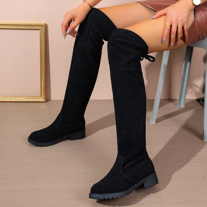Damskie kozaki za kolano z zam – Sock Boot Women recenzja i cena