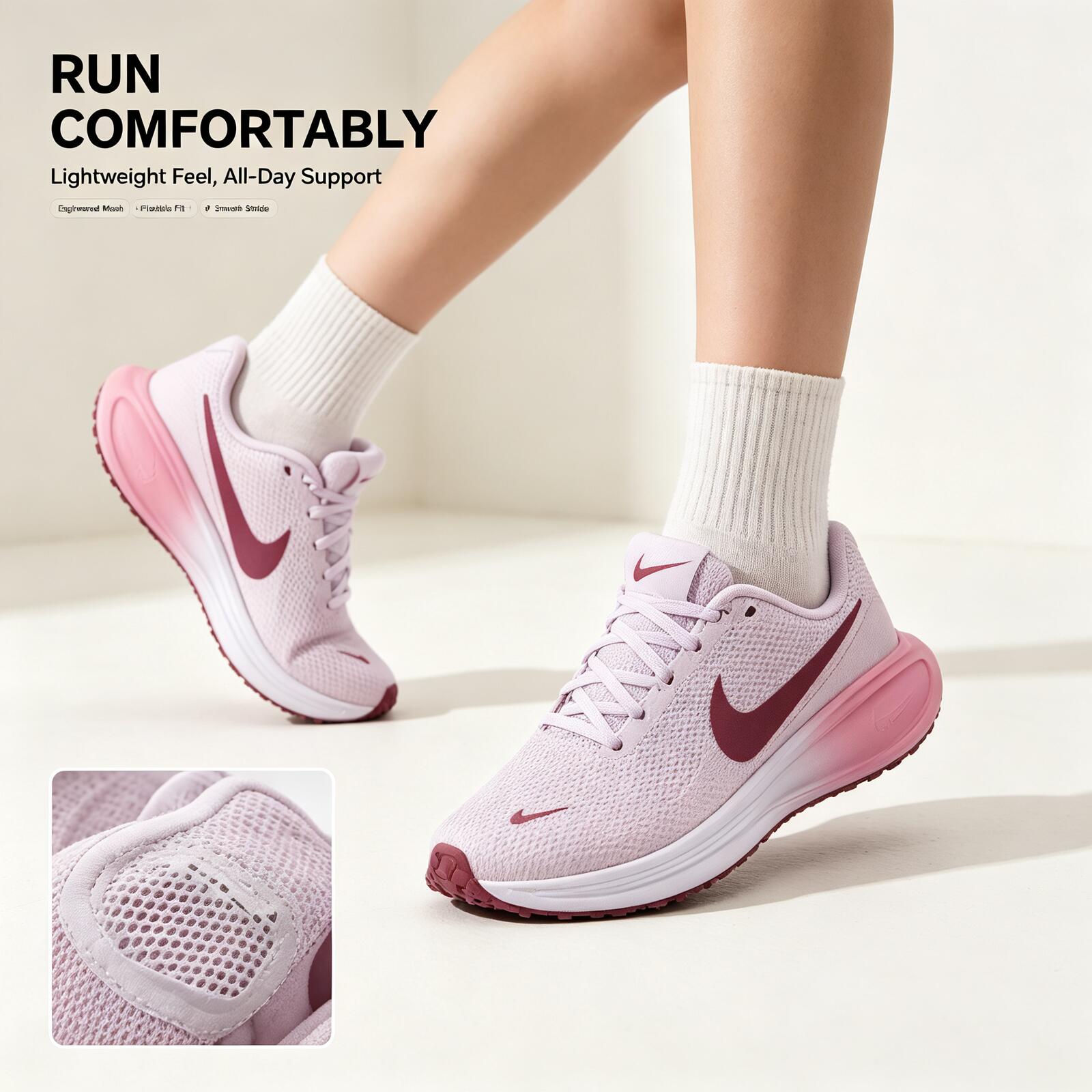 Damskie różowe buty do biegani – Women Shoes Running Nike recenzja i cena
