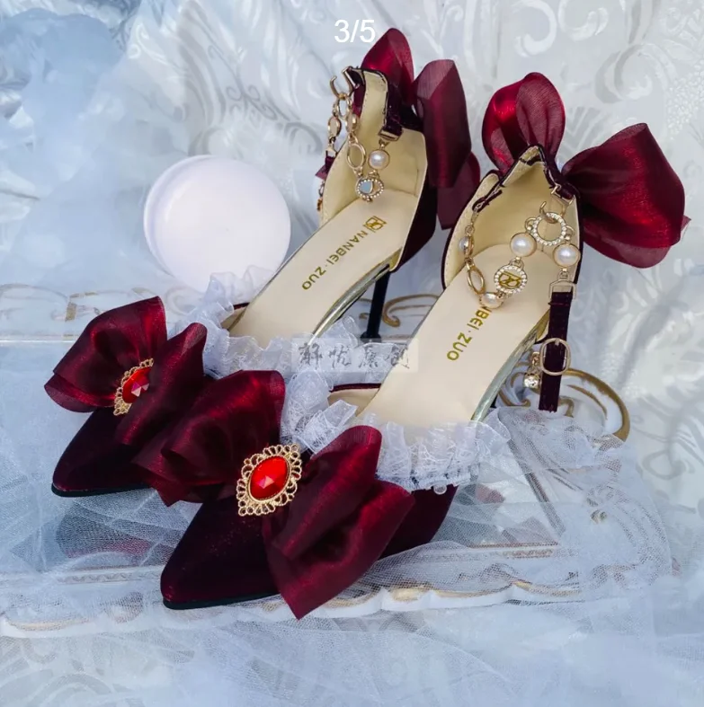 Lolita wysokie obcasy buty ele – Court Heel Pointed recenzja i cena