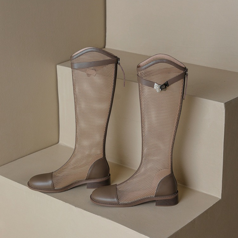 Damskie letnie kozaki do kolan – Knee High Boots Women recenzja i cena