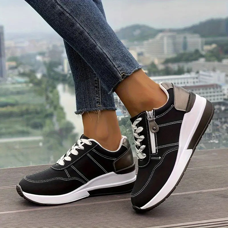 Damskie sneakersy na platformi – Oxford Lace Up Women recenzja i cena