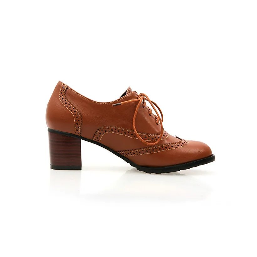 Brytyjskie damskie oksfordzie  – Oxford Lace Up Women recenzja i cena