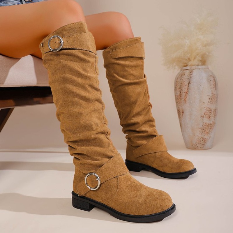 Kowbojki w stylu vintage, do k – Knee High Boots Women recenzja i cena