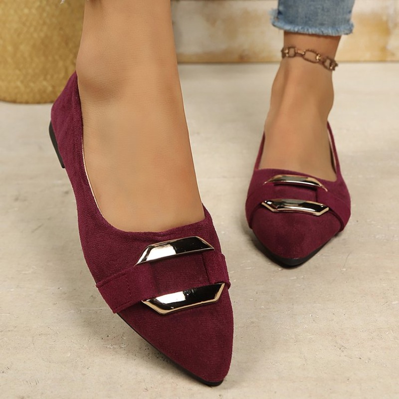 Damskie zamszowe baleriny z os – Women'S Shoes Clogs recenzja i cena