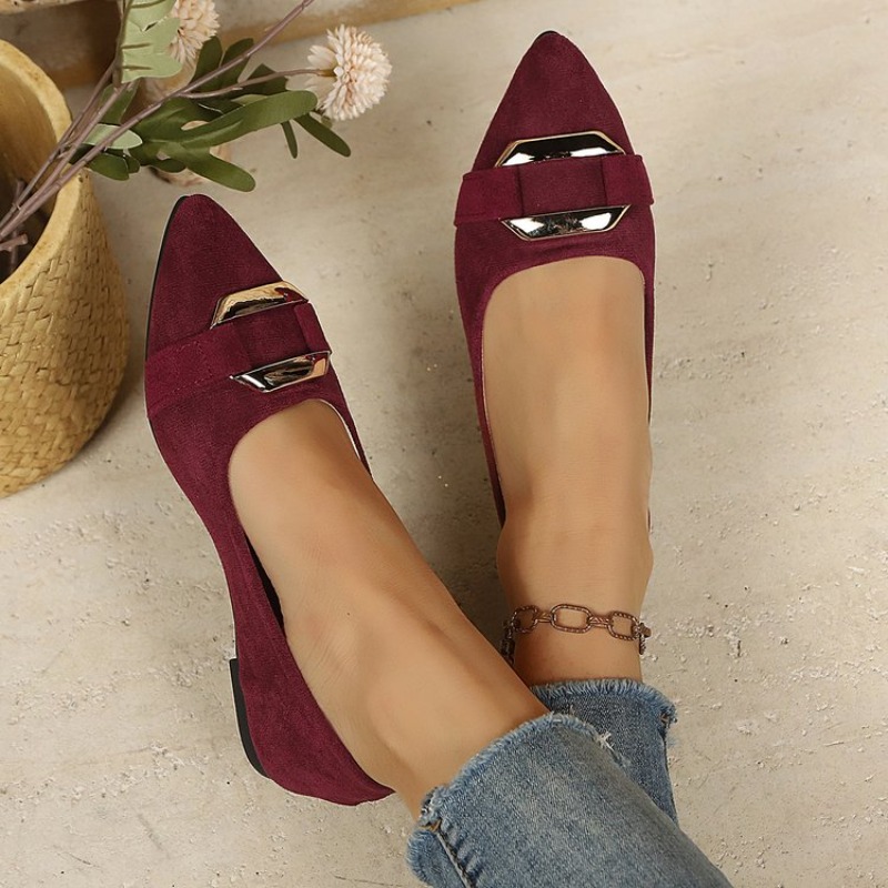 Damskie zamszowe baleriny z os – Women'S Shoes Clogs recenzja i cena