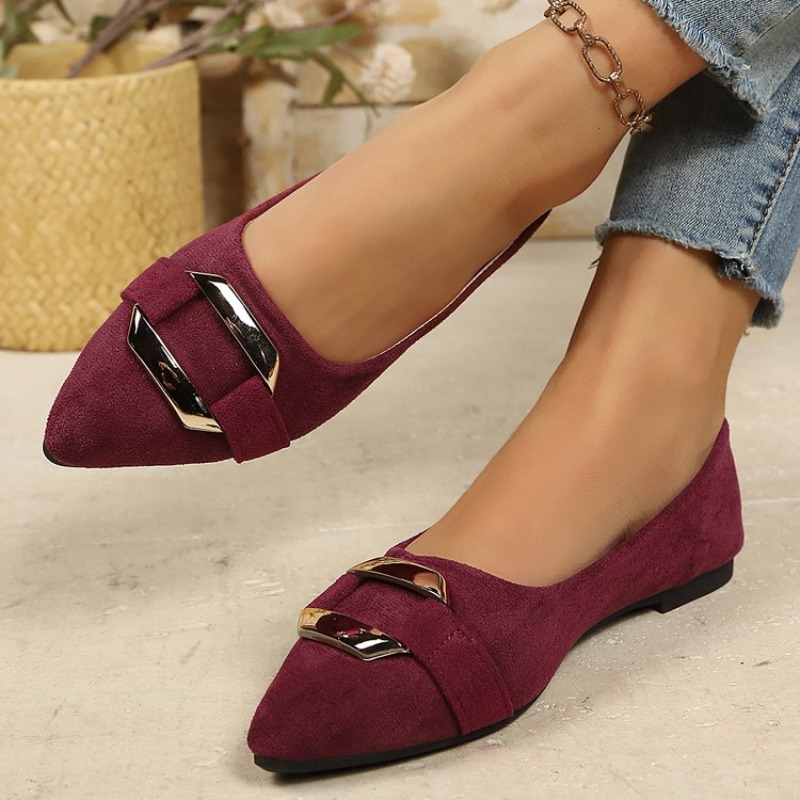 Damskie zamszowe baleriny z os – Women'S Shoes Clogs recenzja i cena