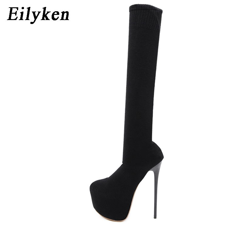 Eilyken Fashion Platform Stret – Sock Boot Women recenzja i cena