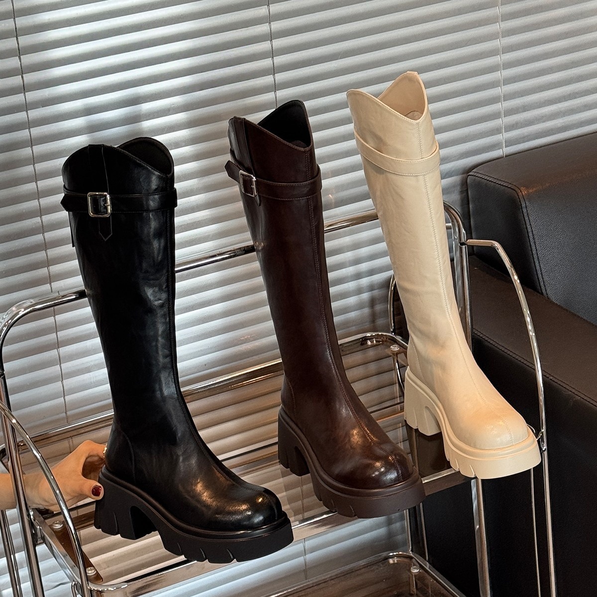 Damskie buty jesienne, nowe ko – Sock Boot Women recenzja i cena