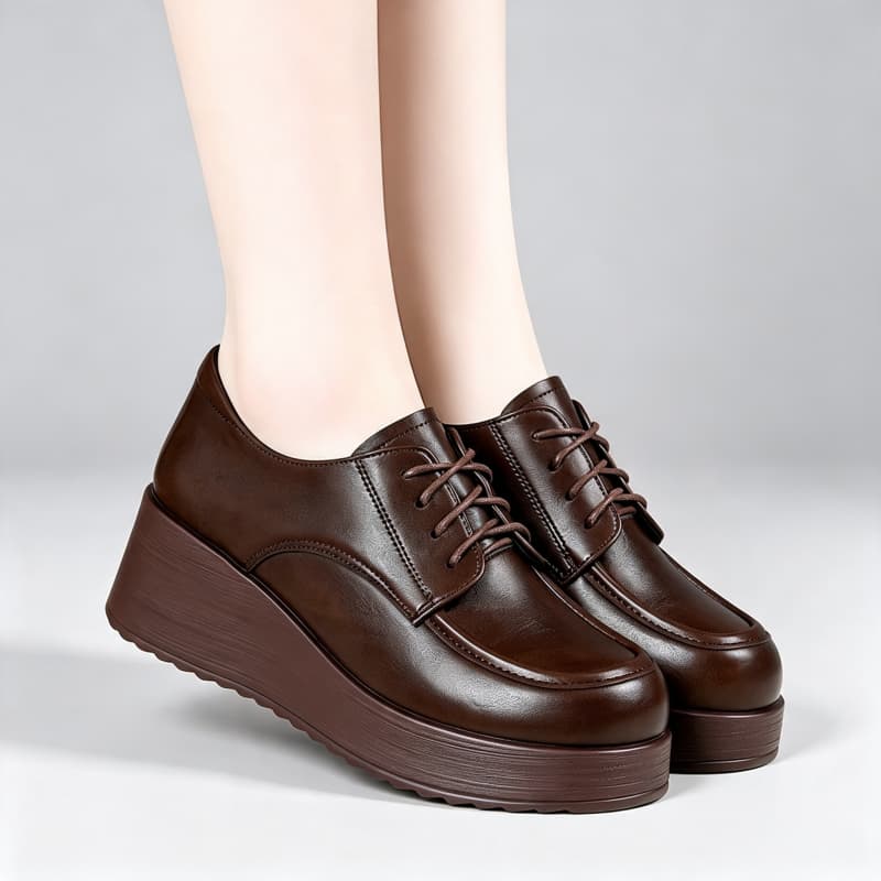 6 cm wygodne, głęboko wycięte, – Oxford Lace Up Women recenzja i cena