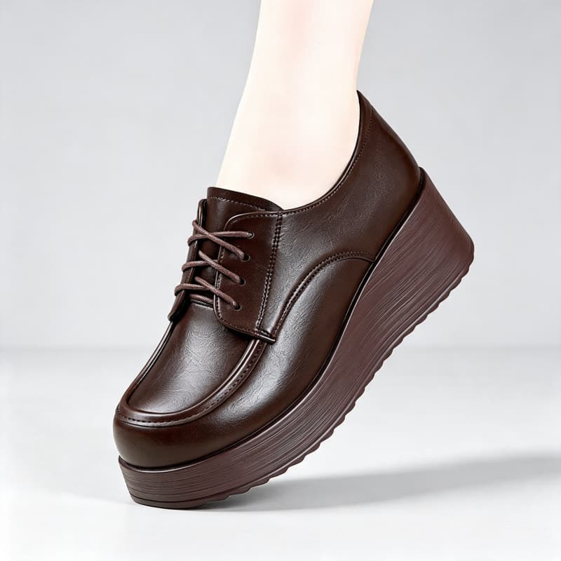6 cm wygodne, głęboko wycięte, – Oxford Lace Up Women recenzja i cena