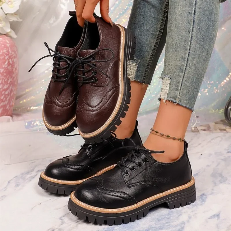 Damskie klasyczne oksfordki na – Oxford Lace Up Women recenzja i cena